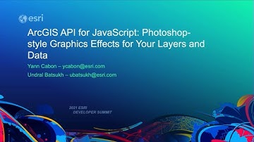 ArcGIS API for JavaScript: Photoshop-style Graphics Effects for Your Layers and Data