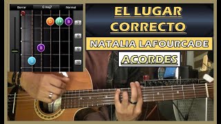 Miniatura de vídeo de "EL LUGAR CORRECTO - Natalia Lafourcade (Tutorial Guitarra)"