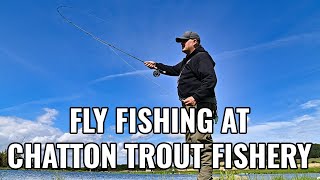 Stillwater Trout Fishing in the North of England - Fly Fishing at Chatton Trout Fishery, Alnwick.