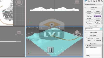 ShapeMerge in 3DS Max Modeling