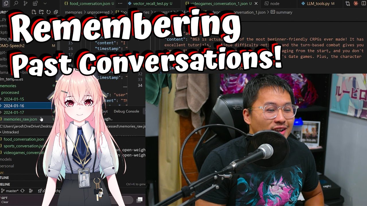 Giving Memory to My AI Assistant/Vtuber