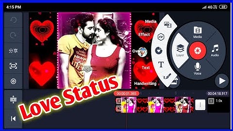 Love Whatsapp Status Video kaise banaye | Kinemaster Tutorial Step by Step  (Part-115) ||