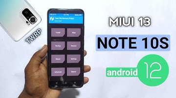 Install TWRP Recovery Redmi Note 10S - MIUI 13/14 Global Version! | Rosemary | Dot SM