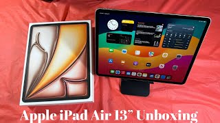 Apple iPad Air 13in (2024) Unboxing and Impressions (Starlight)