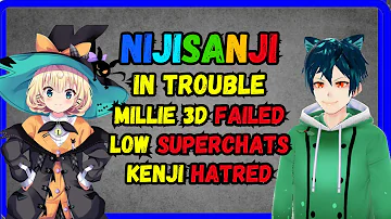 Millie 3D live failed, Kenji hate, Nijisanji low numbers