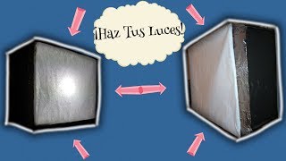 Tutorial💜¡Haz Luces Para Tus Videos o Para Fotografías!