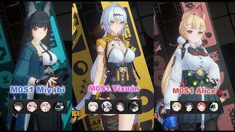 New Deadly Assault   M0S1 Miyabi -M0S1 Yixuan  - M0S1 Alice   |  Zenless Zone Zero v 2.4