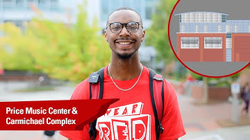 NC State University Campus Tour - Price Music Center & Carmichael Complex with Gabe