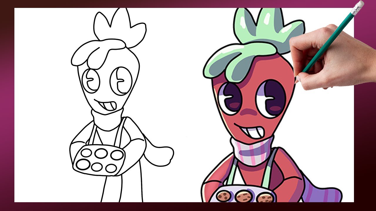 How To Draw Sprout From Dandy's World - YouTube