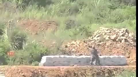 Soldier drops grenade on ground but is saved by instructor
