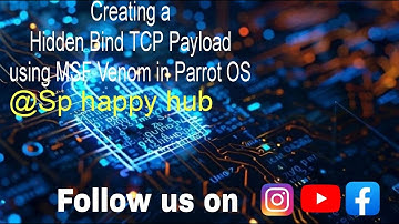 HOW TO CREATE HIDDEN BIND TCP (REVERSE PAYLOAD)💻 #Metasploit#parrotsecurity #cybersecurity