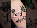 Name, Crown, Music & Wings in One Tattoo / Nombre, Corona, Música y Alas en Un Tatuaje #tattooland
