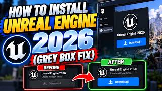 How to Install Unreal Engine in 2026 🚀 | Fix Greyed Out Download Button!