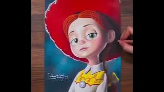 Toy story  Jessie  'Speed Colored Drawing: Watch me Create in 20 Seconds - Time-Lapse