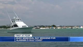Busy Memorial Day weekend for Alabama's Gulf Coast