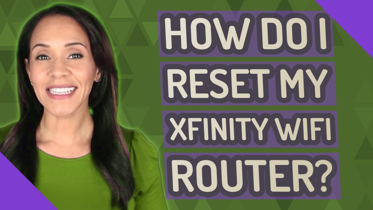 How do I reset my Xfinity Wifi router? YouTube
