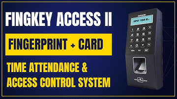 Nitgen Fingkey Access II: Fingerprint + RFID Card Time Attendance & Access Control System
