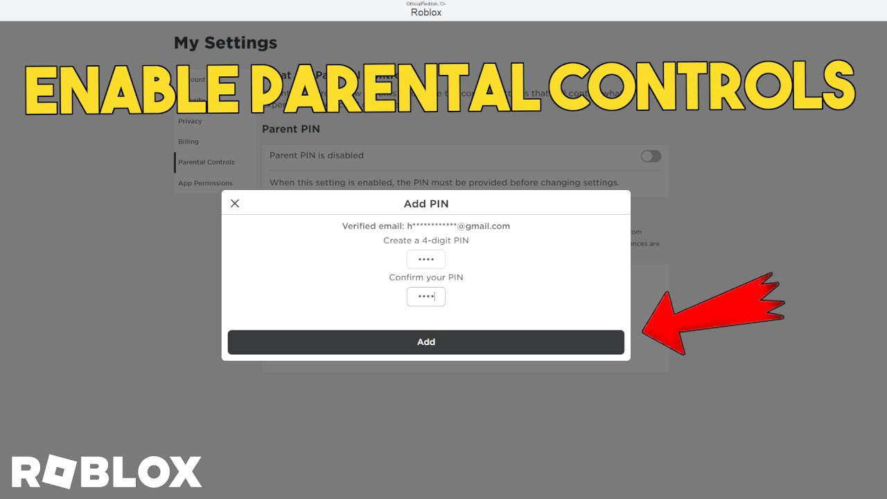 How to Enable Roblox Parental Controls