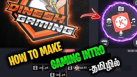 how to make gaming intro in tamil // gaming intro // intro செய்வது எப்படி ?