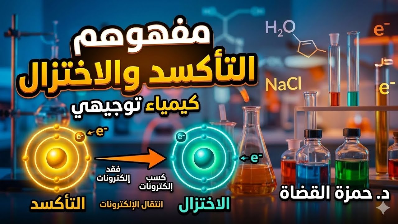 مفهوم التأكسد والاختزال - الدرس الاول - كيمياء توجيهي | د.حمزة القضاة   