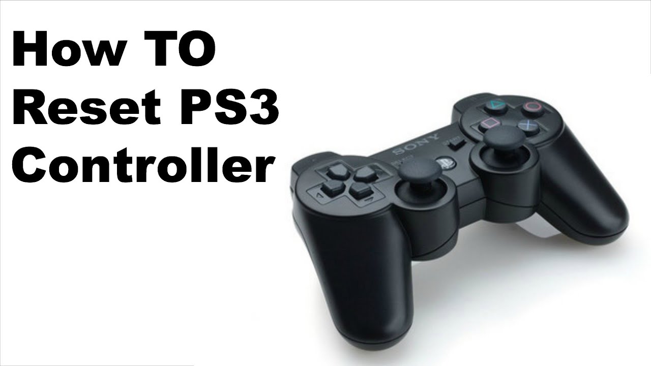 How To Reset PS3 Controller HD - YouTube