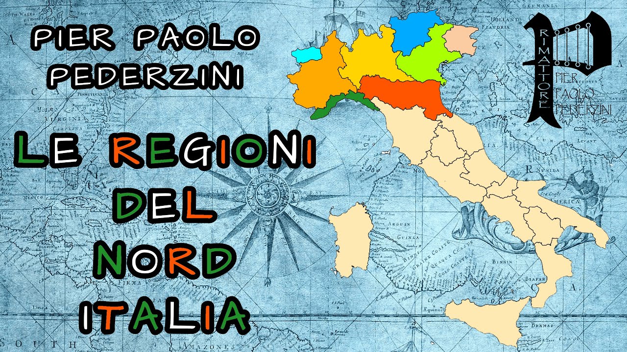 LE REGIONI DEL NORD ITALIA IN 20 SECONDI - YouTube