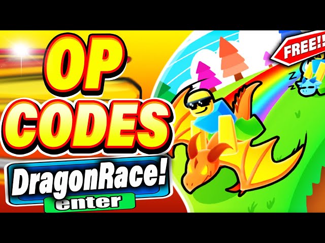 ALL NEW *SECRET CODES* IN ROBLOX DRAGON RACE (new codes in roblox