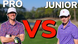 LOWEST I HAVE EVER SHOT!! -8 on 9 Holes?? Pro vs Junior Volume 2 | Bryan Bros Golf
