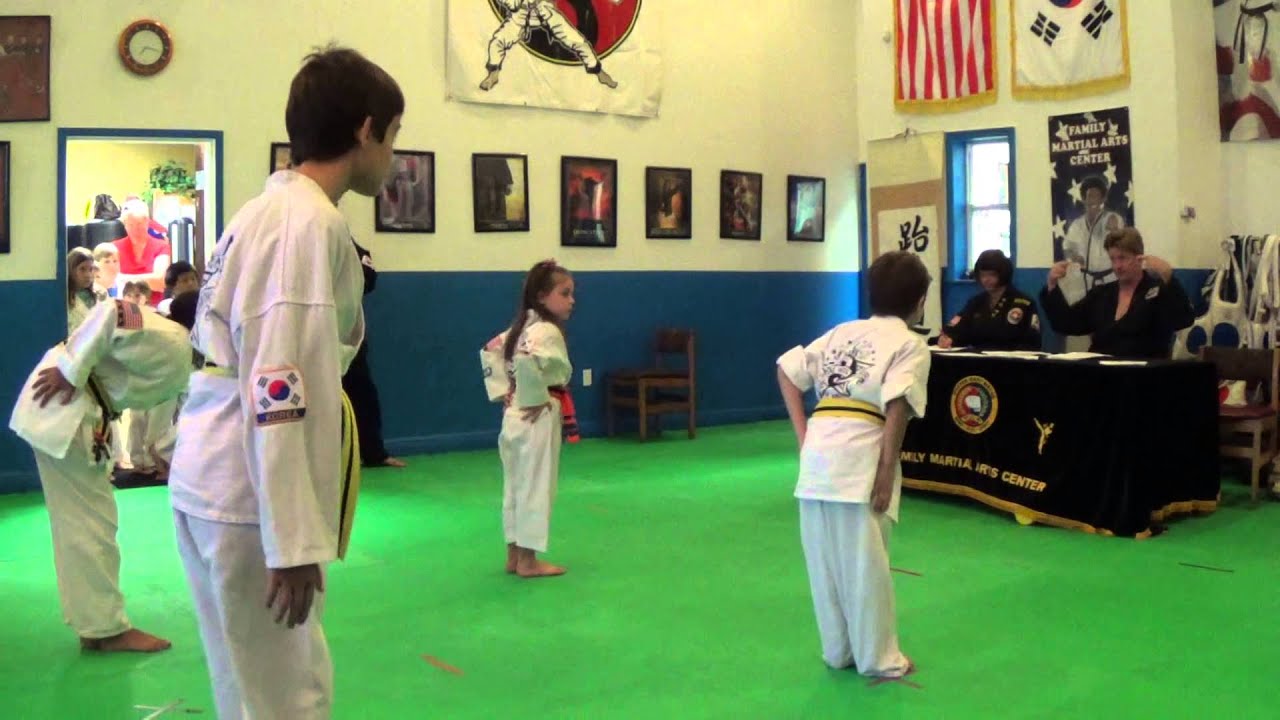 April 2013 Rank testing Family Martial Arts Center in Mount Dora
