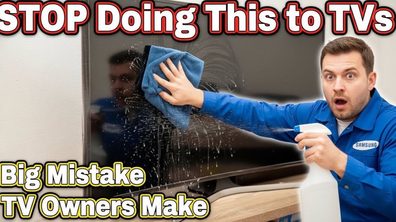 Лучший способ очистить экран смарт-телевизора без разводов и повреждений.