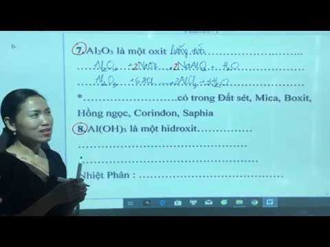 Video 12.6.Al.1 Nhôm Và Hợp Chất Của Nhôm - Học Trực Tuyến... - youtube