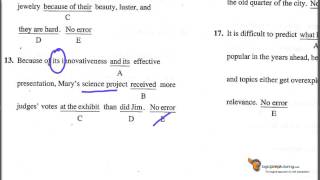 SAT Writing Test 3, Section 6, Problem 13