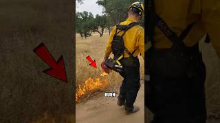 This fire prevents bigger fires 🤯