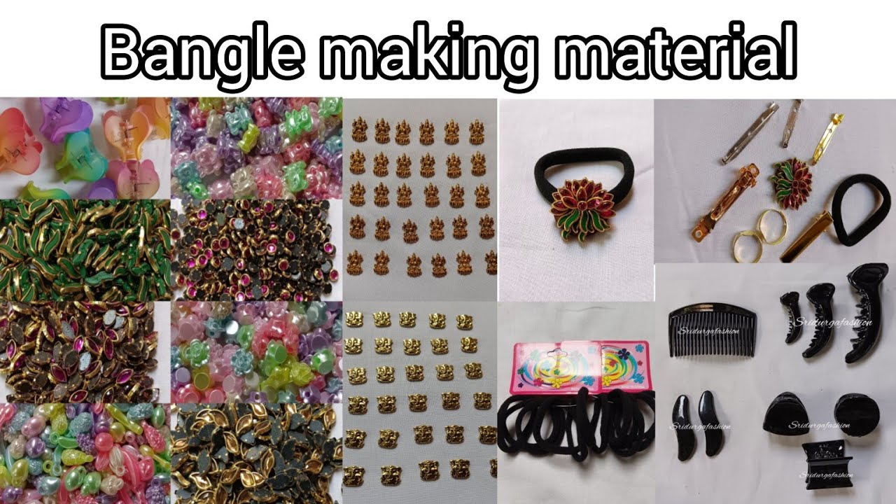 Bangle making material with price sridurgafashion - YouTube