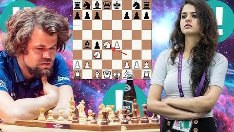 True chess game 201 Tania Sachdev vs Magnus Carlsen