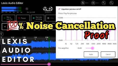 How To Reduce Noise In Live Record Sound Using Lexis Audio Editor  | 💯% Proof | Check It 🧐 | 2020