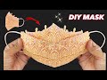 New Style Beautiful Lace  fabric 3D Mask ! DIY Breathable Face Mask Easy Pattern Sewing Tutorial