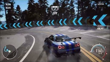 NFS payback: WHIPSNAKE LOOP with the Nissan Skyline R34 recommended lv. any lv.