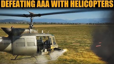 Combat: How To Beat AAA With Helicopters | DCS WORLD