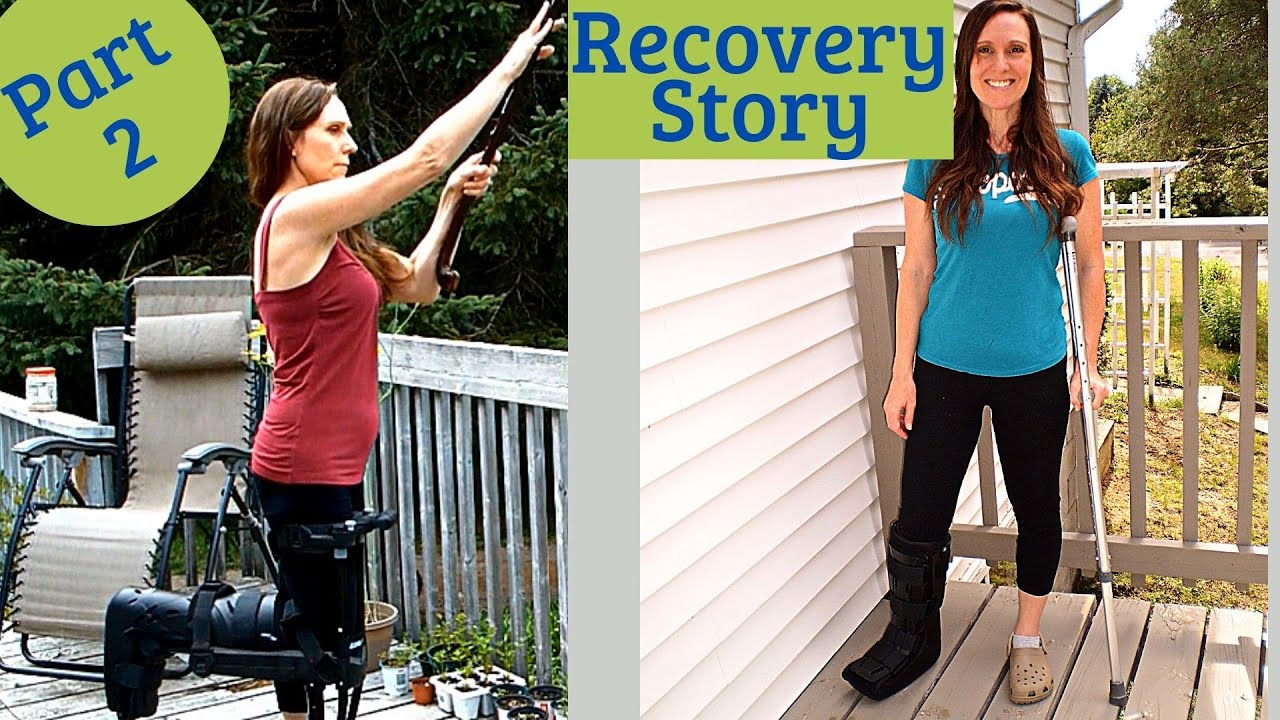 My Recovery from Ankle Surgery and a broken Collarbone - Part 2  (re-edited for copyright)