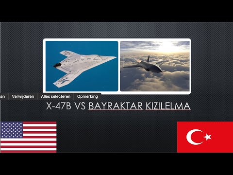 X-47B (UCAV) VS BAYRAKTAR KIZILELMA (UCAV) COMPARISON VIDEO
