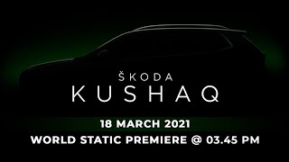The ŠKODA KUSHAQ World Static Premiere - LIVE Webcast || 91Wheels