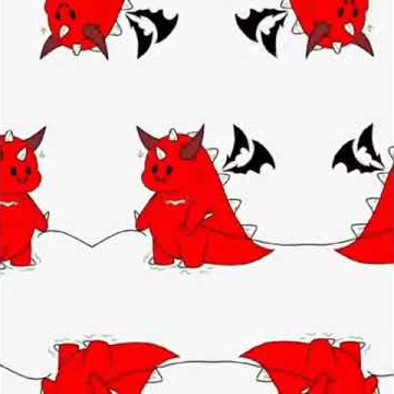 Dino Merah Jedag Jedug||Yang Lagi Viral Di TikTok
