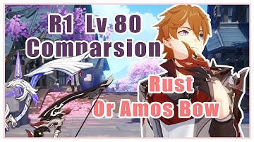 R1 Rust Vs Amos bow Comparison for Childe