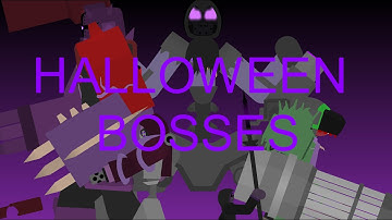 [EPILEPSY WARNING] SHOWCASE OF TDX HALLOWEEN BOSSES | Stick Nodes Animation (Late Halloween, sorry)
