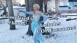 Making An Elsa Dress in a Day!