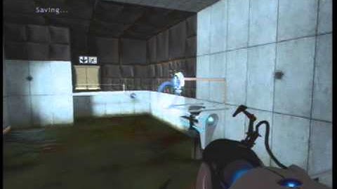 Portal 1 Full Walkthrough With Achievements Chamber 8