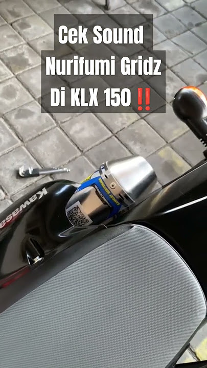 Cek Sound Norifumi Gridz Di KLX 150‼️