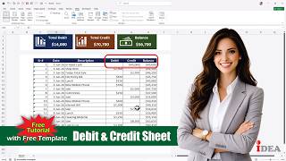Haw to create daily account book in excel | debit credit sheet | Step by step complete tutorial