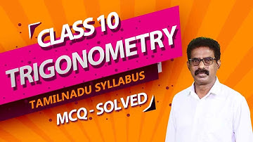 Class 10 TN | Trigonometry | MCQ (Fully Solved) | Tamilnadu Syllabus | D.Jacob Selvaraj